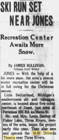 M-60 Drive-In Theatre - 17 Dec 1961 Article (newer photo)